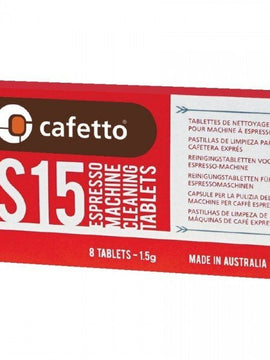 Cafetto S15 Super Automatic Espresso Machine Cleaner 8x Tablets