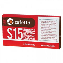 Cafetto S15 Super Automatic Espresso Machine Cleaner 8x Tablets