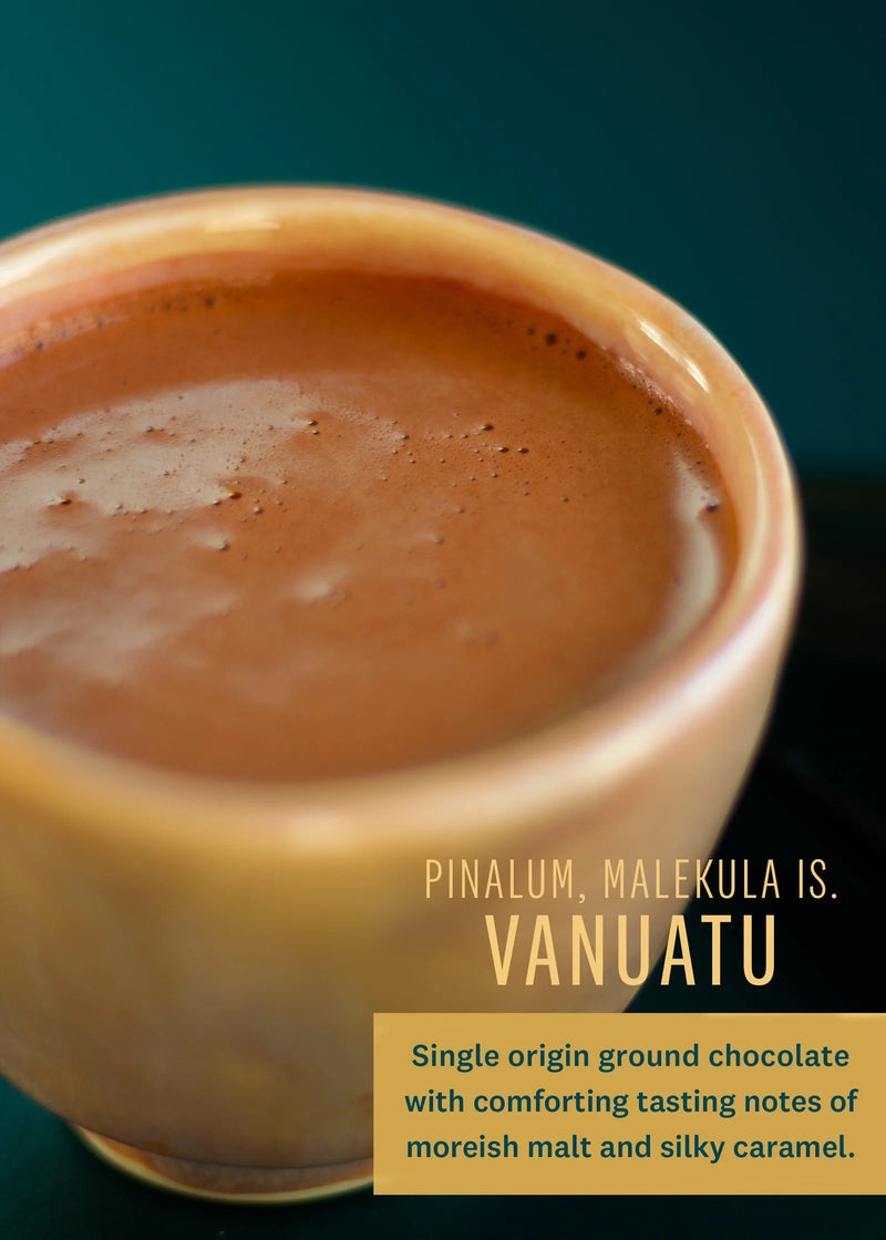 Premium Drinking Chocolate 250g - 70% Pinalum, Malekula Island, Vanuatu