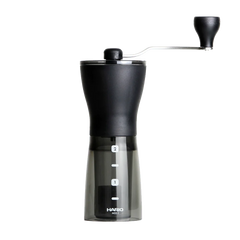 Hario Mini Coffee Hand Grinder, Mill Plus - Transparent Black